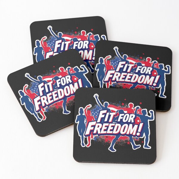 Item preview, Fit for Freedom: Motivational Fitness Sticker Celebrating Health and Patriotism designed and sold by FestivityFinds.