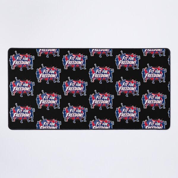 Item preview, Fit for Freedom: Motivational Fitness Sticker Celebrating Health and Patriotism designed and sold by FestivityFinds.