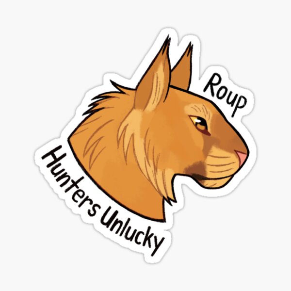 Item preview, Roup - Hunters Unlucky - White Background designed and sold by alhilton.
