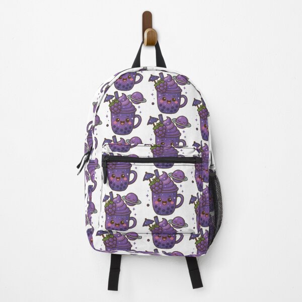 Item preview, Galaxy Grape Boba Tea – Cute Kawaii Space Drink designed and sold by Asbiell.