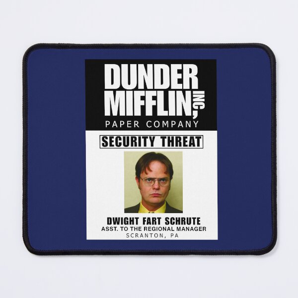 Item preview, Dunder Mifflin. Company Security Threat ID Badge designed and sold by Keeping Art Heavenly.