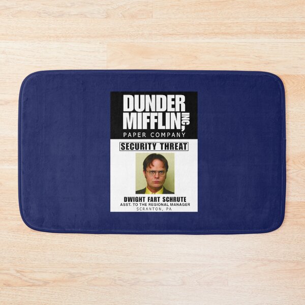 Item preview, Dunder Mifflin. Company Security Threat ID Badge  designed and sold by Keeping Art Heavenly.