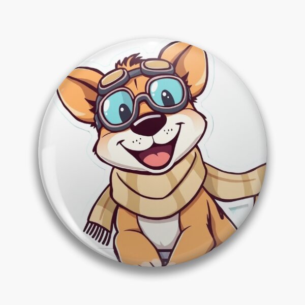 Item preview, Pegatina de dibujos animados "Happy Dog Ride" designed and sold by Gscode.