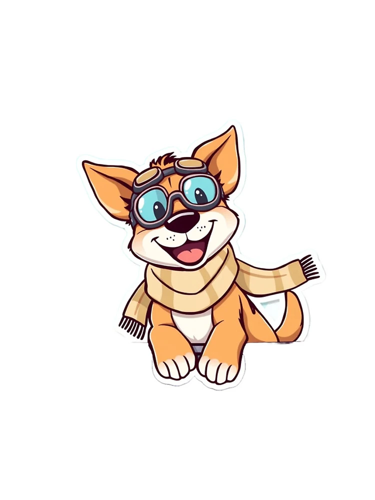 Thumbnail 5 of 5, iPhone Case, Happy Dog Ride – Cartoon Sticker designed and sold by Gscode.