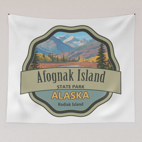 Item preview, Afognak Island State Park, Kodiak Island, Alaska designed and sold by Wanderful-roads.