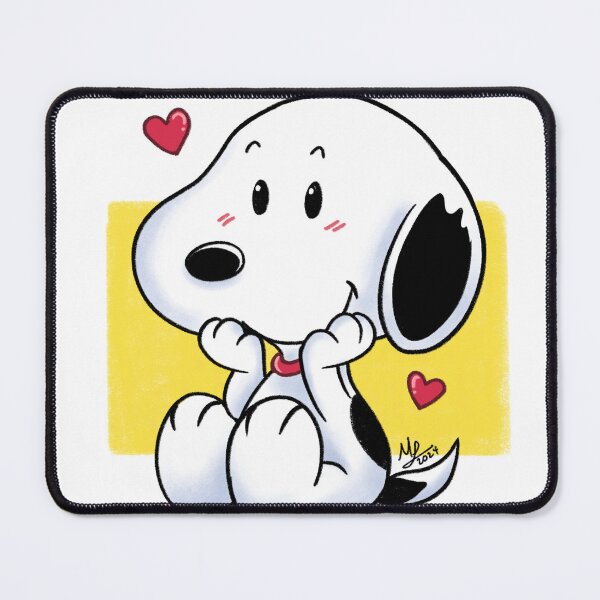 Item preview, White Dog Snoop Beagle designed and sold by ArtbyMilie.