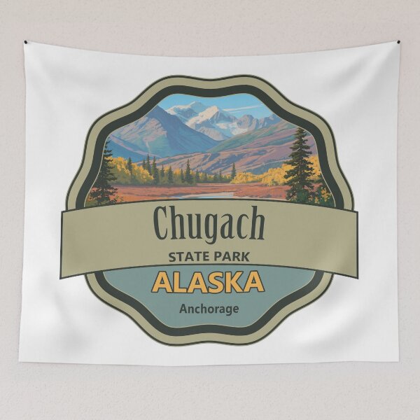Item preview, Chugach State Park, Anchorage, Alaska designed and sold by Wanderful-roads.