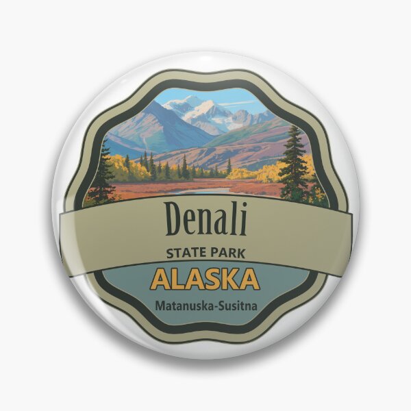 Item preview, Denali State Park, Matanuska-Susitna Valley, Alaska designed and sold by Wanderful-roads.