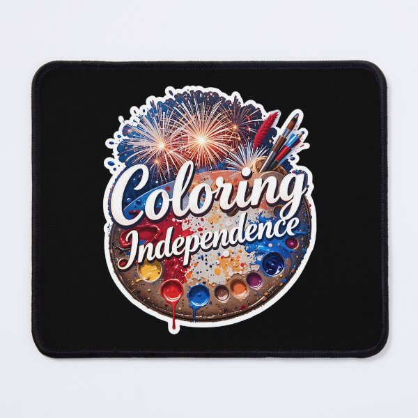 Item preview, Coloring Independence: Creative Art Sticker for Artists and Color Lovers designed and sold by FestivityFinds.
