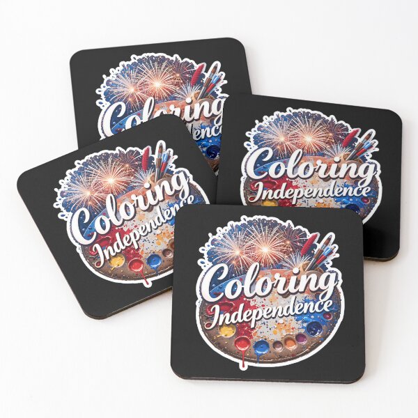 Item preview, Coloring Independence: Creative Art Sticker for Artists and Color Lovers designed and sold by FestivityFinds.