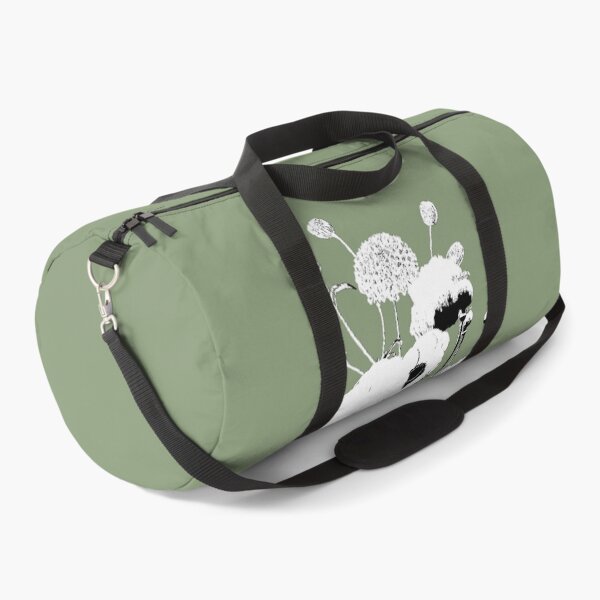 Item preview, Botanical Sketch – Minimalist Black and White Floral on Green Background designed and sold by EsvitaDesign.