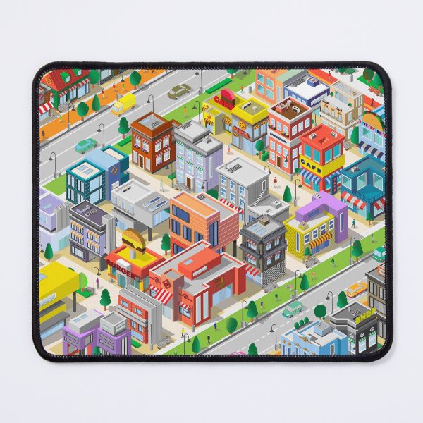 Item preview, Poster megalopolis Isometric city designed and sold by SUMA3000.