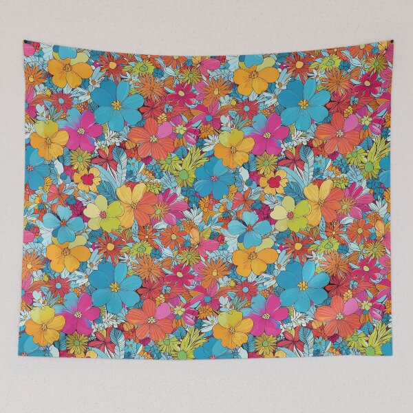 Artikelvorschau, Retro Flower Power entworfen und verkauft von CoolPixels.