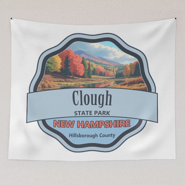 Item preview, Clough State Park, Hillsborough County, New Hampshire designed and sold by Wanderful-roads.
