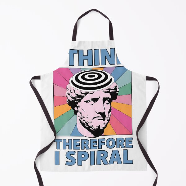 Item preview, I Think Therefore I Spiral - Surreal Philosophy Graphic designed and sold by KZbubble.