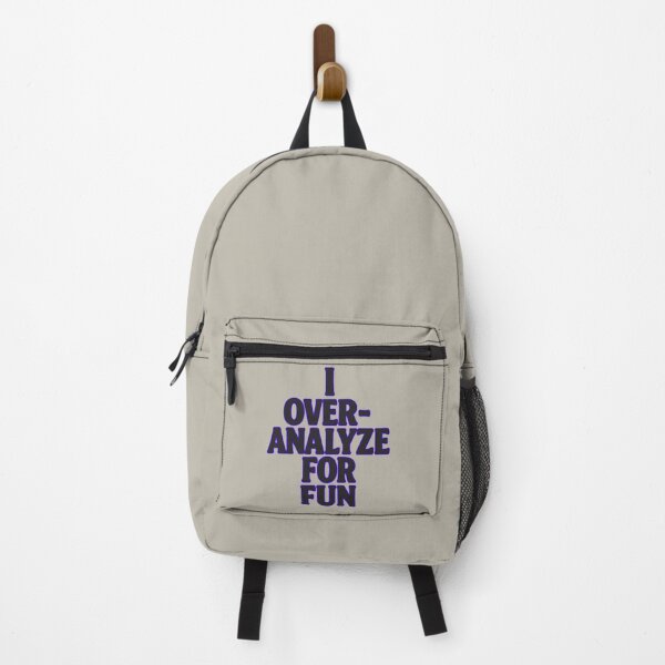 Item preview, Overanalyze for Fun – Funny ADHD-Inspired Quote designed and sold by Promptwear.0.