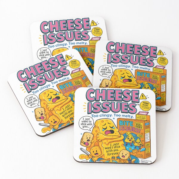 Item preview, Cheese Issues™ – Too Clingy. Too Melty. Too Real. designed and sold by Snackwear Apparel.
