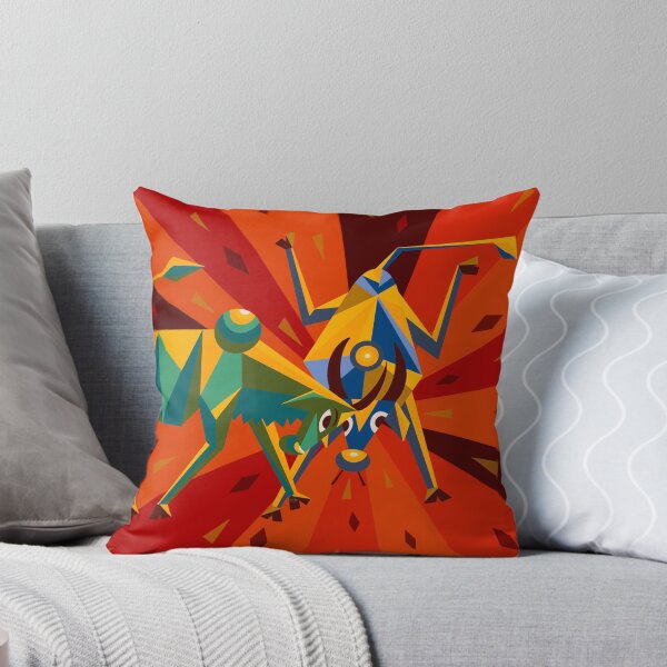 Item preview, Bull Fight - Abstract animal art. designed and sold by Kaushlydraw.