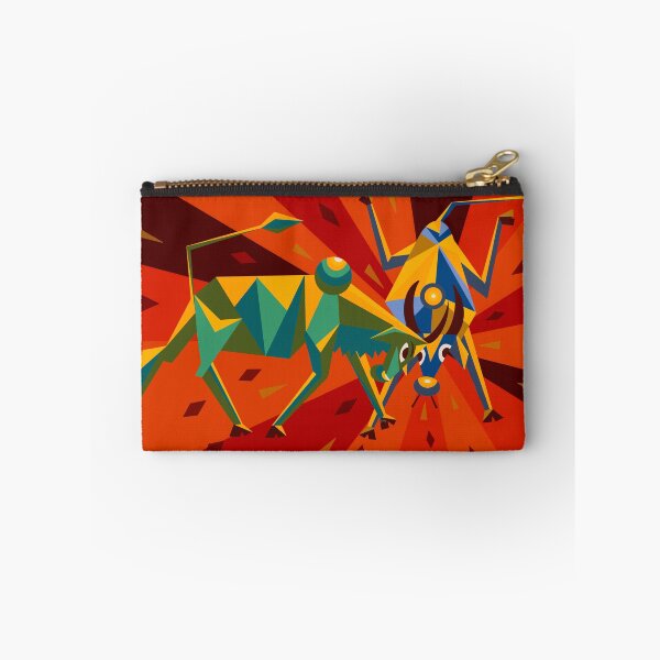 Item preview, Bull Fight - Abstract animal art. designed and sold by Kaushlydraw.