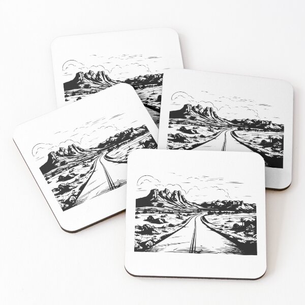 Item preview, Mountain Winding Road Route Drive Alpine Panorama View  designed and sold by inkoutninja.