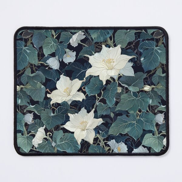 Item preview, White Blooms and Detailed Green Foliage designed and sold by CoolPixels.