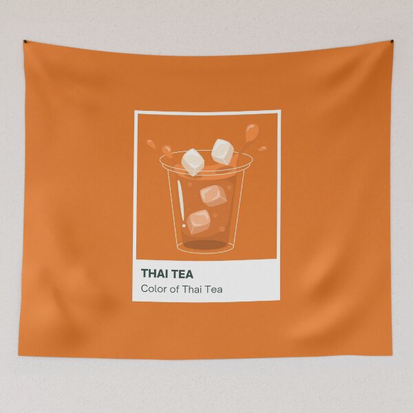 Item preview, Orange Thai Tea Pantone Colour  designed and sold by sakuraholic.