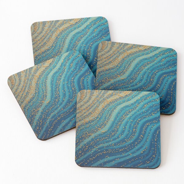 Item preview, Aboriginal Inspired Dot Art - Morning Waves designed and sold by GrinGalore.