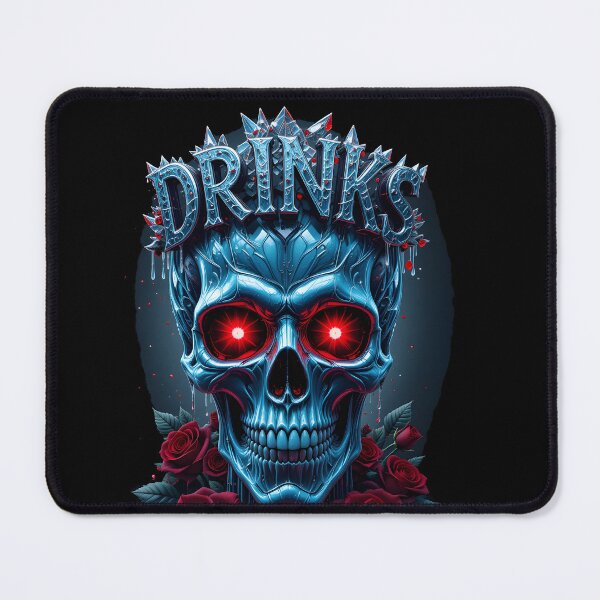 Item preview, Skull Drings with Roses – Dark Romantic Art designed and sold by harry mac.