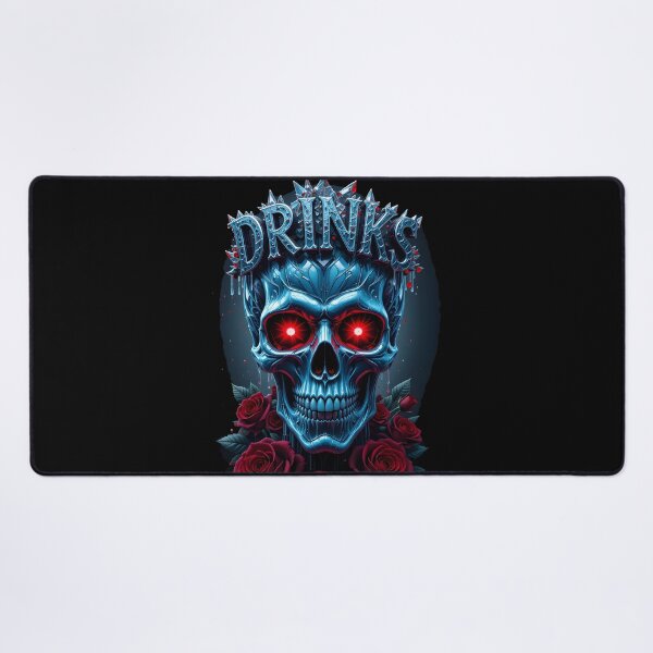 Item preview, Skull Drings with Roses – Dark Romantic Art designed and sold by harry mac.
