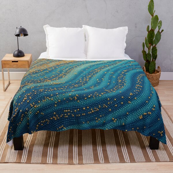 Item preview, Aboriginal Inspired Dot Art - Morning Waves designed and sold by GrinGalore.