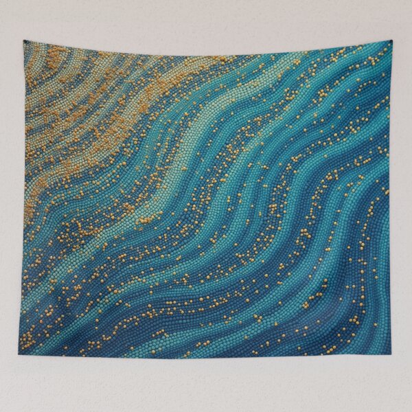 Item preview, Aboriginal Inspired Dot Art - Morning Waves designed and sold by GrinGalore.