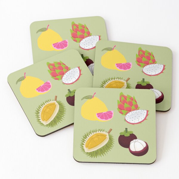 Item preview, Frutas asiáticas coloridas designed and sold by sakuraholic.