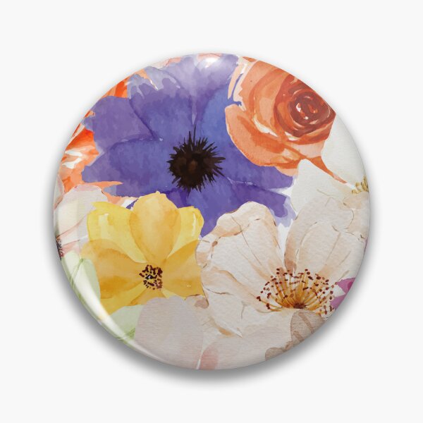 Aperçu de l'œuvre Bouquet de fleurs aquarelle créée et vendue par lazycreationaaa.