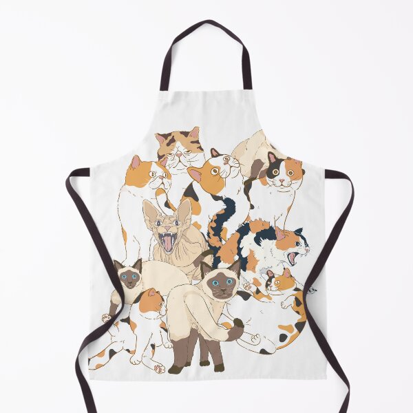 Item preview, funky Pastel Cat Crowd designed and sold by lazycreationaaa.