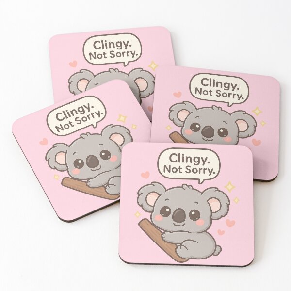 Item preview, Cute Clingy Koala – Adorable Kawaii Animal Design with Heartwarming Message designed and sold by Inspired by CarMa.