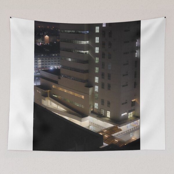 Item preview, Above It All – Empty Urban Structure at Night designed and sold by Xynith.