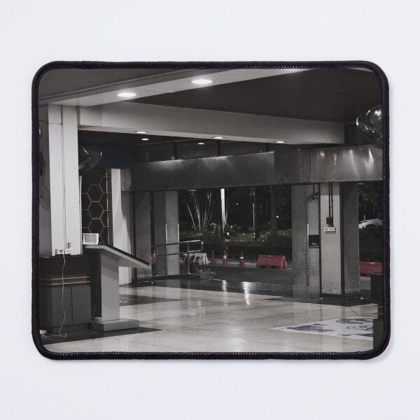 Item preview, Empty Lobby – Sterile Silence Under Fluorescent Light designed and sold by Xynith.