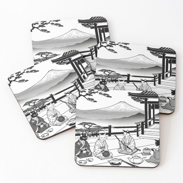 Item preview, Journey to Japan – Cats Discover Tranquility designed and sold by LEO'S CREATURE　れおずくりーちゃー.