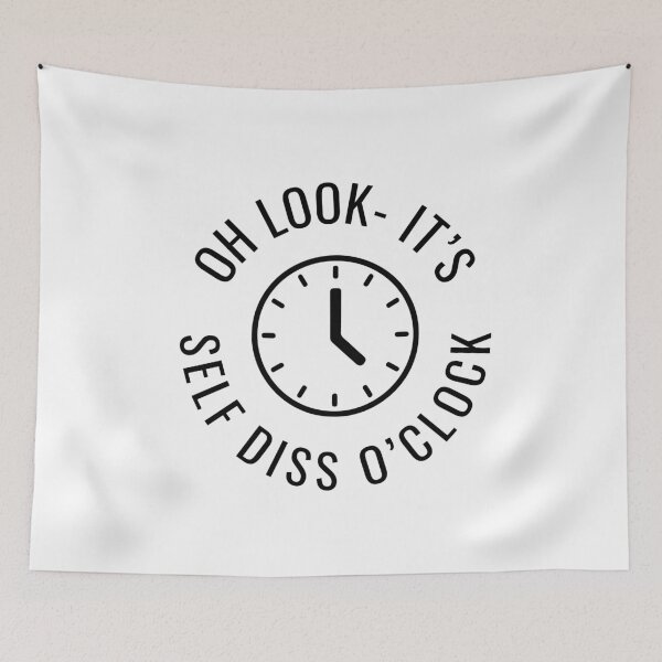 Item preview, Self Diss O'Clock designed and sold by Wobbly and Weary.