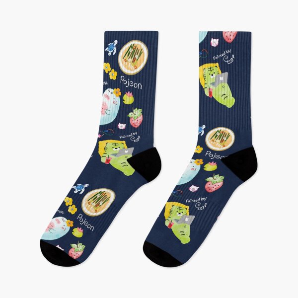 Item preview, tropical handpainted watercolor pastel kawaii playful floral galaxy designed and sold by artniartni.