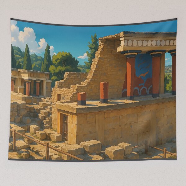 Item preview, The Knossos Palace in Crete designed and sold by KAI-Studio.