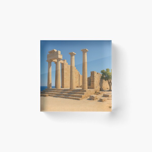 Item preview, The Acropolis of Lindos designed and sold by KAI-Studio.