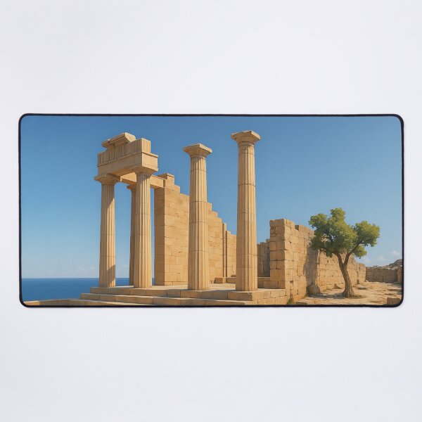 Item preview, The Acropolis of Lindos designed and sold by KAI-Studio.