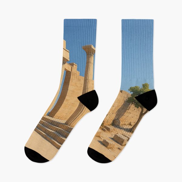 Item preview, The Acropolis of Lindos designed and sold by KAI-Studio.