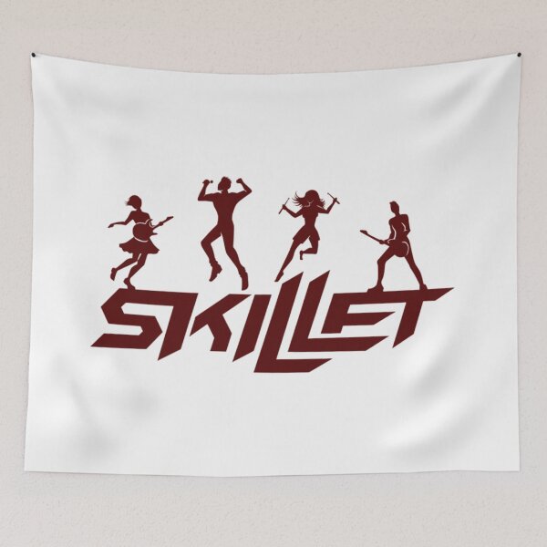 Item preview, Red Sillhouette Jump Band Rock 90s designed and sold by KirinStudio.