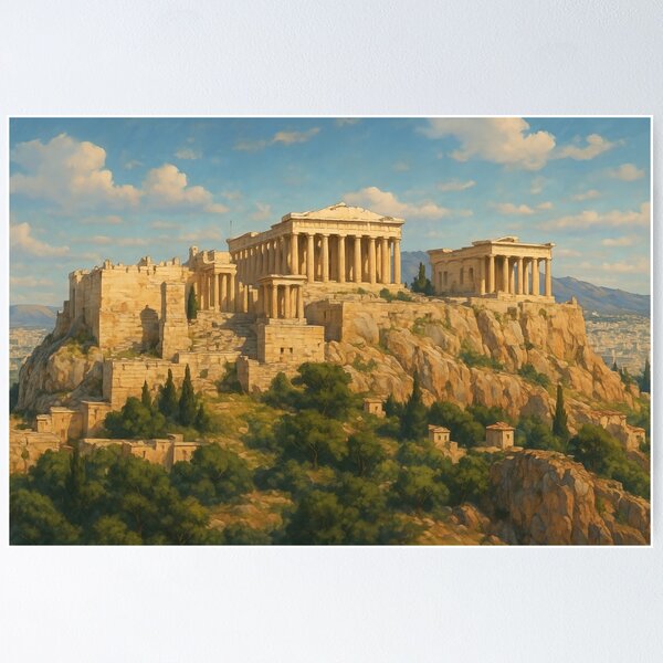Item preview, The Acropolis of Athens designed and sold by KAI-Studio.