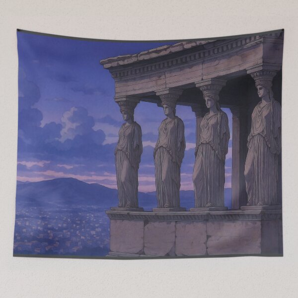 Item preview, The Erechtheion at Night designed and sold by KAI-Studio.