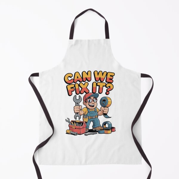 Item preview, Can We Fix It Funny Repair Man designed and sold by Mateusz Majcherek.