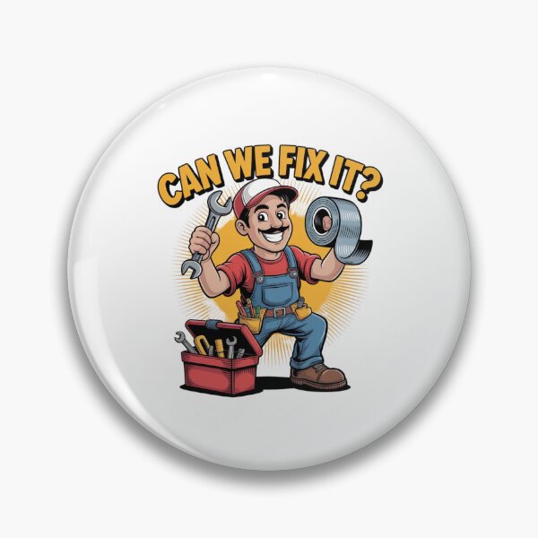 Item preview, Can We Fix It Funny Repair Man designed and sold by Mateusz Majcherek.
