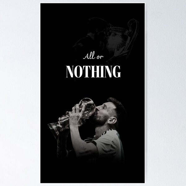 Item preview, Lionel Messi Motivational Portrait designed and sold by SuccessInsanity.